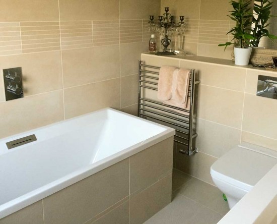Newly installed bathroom